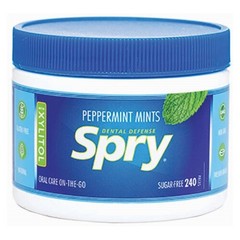Spry Mints 100% Xylitol Peppermint 240 Count By Xlear Inc