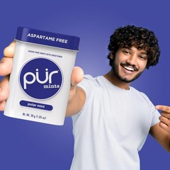 PUR Mints | Aspartame-Free | Made with Xylitol | 30 Count (Pack of 12)