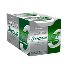 SUGAR FREE BREATH MINTS FRESHENERS SPEARMINT TINS 8 COUNT LOW CALORIE DIABETIC