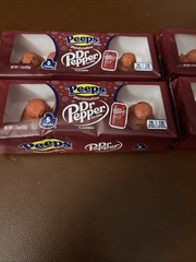 Peeps Marshmallows Dr Pepper Flavor Lot of 4 Packs of 5 (20 Pcs) Easter Chicks