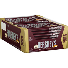 Hershey’S Milk Chocolate with Almonds, King Size, 18-Count