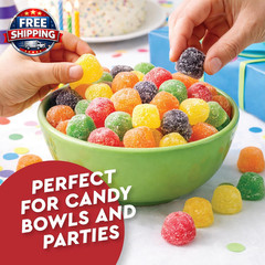 Gum Drops Candy 2 Pound Bag – Strawberry, Orange, Grape, Lime & Pineapple | Asso