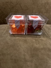 Sugarfina Love Letters Mailbox Pink & Long Stem Roses Gummy Candy New Exp 9/9/26