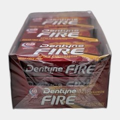 Dentyne Fire Spicy Cinnamon Sugar Free Gum, Pack of 9 (144 Total Pieces) Exp2027