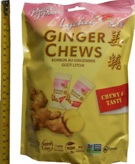 Prince of Peace Lychee Ginger Chews 8 Oz (227g) Exp. 09/2027 Stomach Comfort