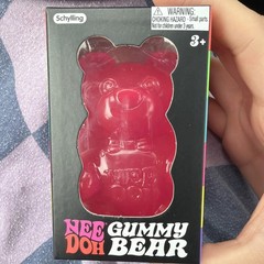 Needoh Gummy Bear PINK BRAND NEW sealed, never opened Schylling Rare