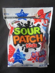 Sour Patch Kids Red White & Blue Soft & Chewy Candy Sour Then Sweet 28.8 Oz
