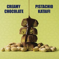 Lovetta Dubai Pistachio Knafeh Chocolate Bar 3.25oz Individually Wrapped