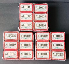 36 ALTOIDS Curiously Strong Mints Cinnamon 1.76-oz Tins (3 Packs of 12) BB: 4/27