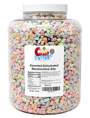 Assorted Dehydrated Marshmallow Bits in Jar, 2.5 Lbs (Updated)