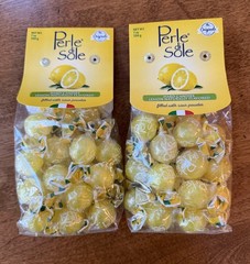 Perle Di Sole Italian Lemon Drops Hard Candy 2x7oz Bundle – Made in Italy