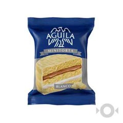 Aguila – Alfajor Minitorta Blanco x12 Unidades / 12 Units