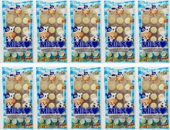 10 x Roscela Milk Tablet Candy Tasty Sweetened Flavoured Only at 7-11 (16.5g)