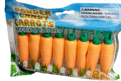 Easter/ Seasonal 1pk 8pcs Powder Candy Carrots-New(See Below)-SHIPS N 24 HOUR