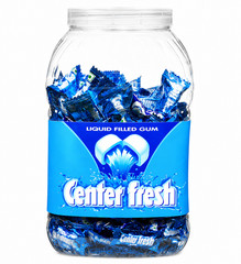Center Fresh Spearmint Chewing Gum Jar 675g | 225 Pieces Fresh Breath