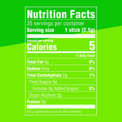 EXTRA Spearmint Sugar Free Gum 35 Sticks Mega Pack Fresh Breath Mint