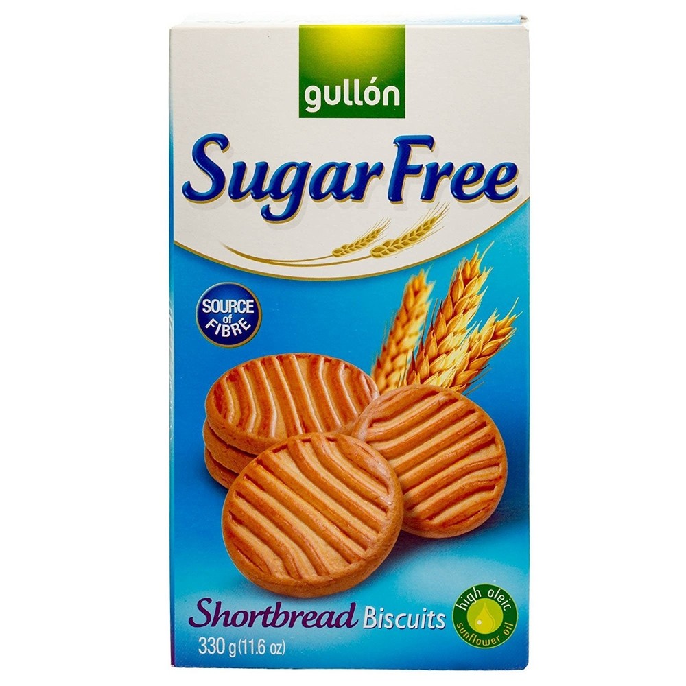 Gullon Cookie SF Shortbread Cookies, 11.63 Ounce, 330 Gram (2 Pack)