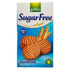Gullon Cookie SF Shortbread Cookies, 11.63 Ounce, 330 Gram (2 Pack)