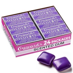 Choward’s Scented Gum | Bold Aromatic Refreshing 24 Count (Pack of 1), Purple