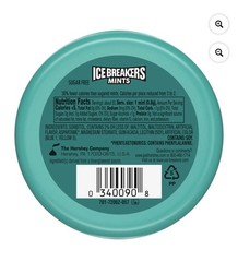 ICE BREAKERS Sugar Free Mints, Spearmint, 1.5 Ounce (Pack of 8)