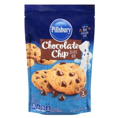 Pillsbury Chocolate Chip Cookie Mix 2 Pack 17.5oz Pouches Easy Baking Treats