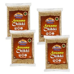 Rani Sesame Chikki (Brittle Candy) 100g (3.5oz) x Pack of 4