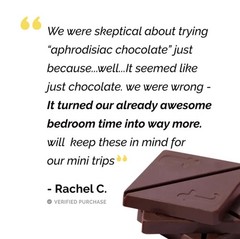Sexual dark chocolate