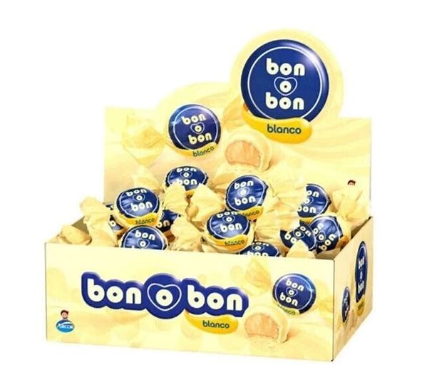 Bon o Bon Traditional White Chocolate Filled with Peanut Butter, 450g(30 pieces)