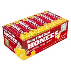 Honey Filled Drops Honey Cough Drops with Real Honey-Natural 24 Pack – 216 drop