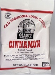 SHIP 24HR-Claeys Old Fashioned Cinnamon Hard Candy 6oz Bag Retro Spicy Sweet USA