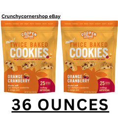 2 Pack Cooper Street Orange Cranberry Cookies, 18 oz. LIMITED TIME!!!