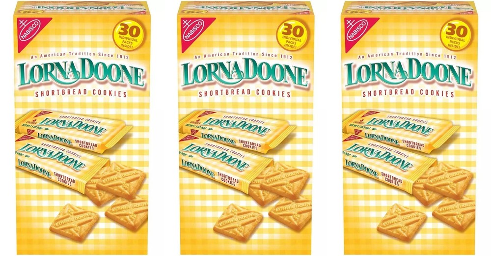 3 PACK – Nabisco Lorna Doone Shortbread Cookies 1.5 oz, 30 Ct