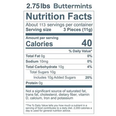 Mint Green Buttermints, 2.75 Pound, Appx. 350 pieces from