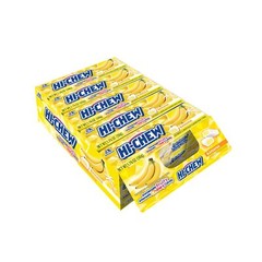 HI-CHEW Banana – Box of 15 Sticks, 1.76oz ea | Unique Fun Soft & Chewy Taffy