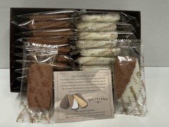 Big Island Candies Assorted Combo Taro/White Dipped Shortbread Cookies 9.5oz Box