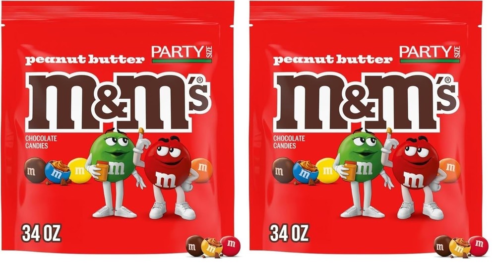 Summer Peanut Butter, Chocolate Candy, Party Size, 34 oz Resealable Bulk Cand…