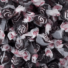 Taffy Town Salt Water Taffy Candy Mix – Pineapple, Licorice Swirl & Watermelon
