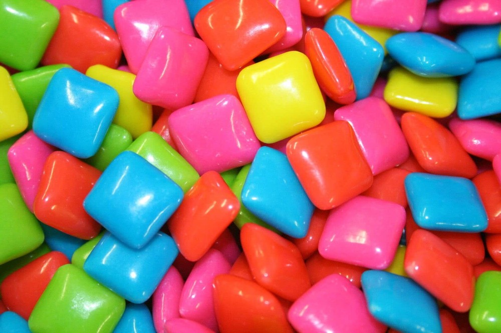Bayside Candy Chiclets – Chewing Gum – Tropical Fruit Chiclets, 10LB