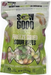 SOW GOOD Freeze Dried Sour Bites Crunchy-Flavorful EXP:10/18/2027 4.2oz 6-PACK