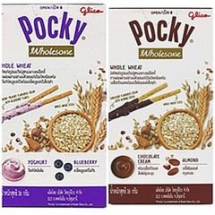 glico POCKY Coated Blueberry Chocolate Cream Biscuit Stick Snack Halal Approved