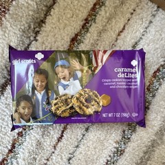 Girl Scouts Caramel deLites Cookies Packet 7 oz (198g) Caramel Coconut Chocolate