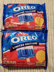 2 NEW Oreo Limited Edition Firecracker Pop Creme Sandwich Cookies 11.46 Oz Bag