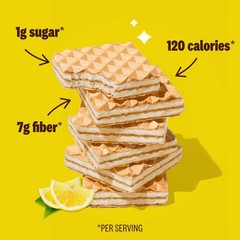 Rip Van Wafels Lemon Cookies, 16 Count, 1g 16 Count (Pack of 1), yellow