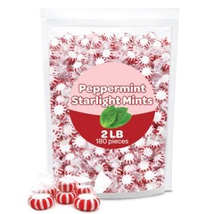 Starlight Mints – 2 Pound Bulk Pack (180 Count) – 2 (Pack of 1), Red