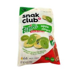 Club Tajin Apple Rings Gummy Candy, Fruit Candy Gummies Chili and Lime Seasoned