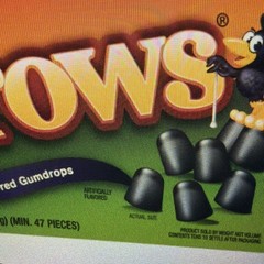 Tootsie Crows Black Liquorice Gumdrops Candy, 6.5 oz (184 g) Box