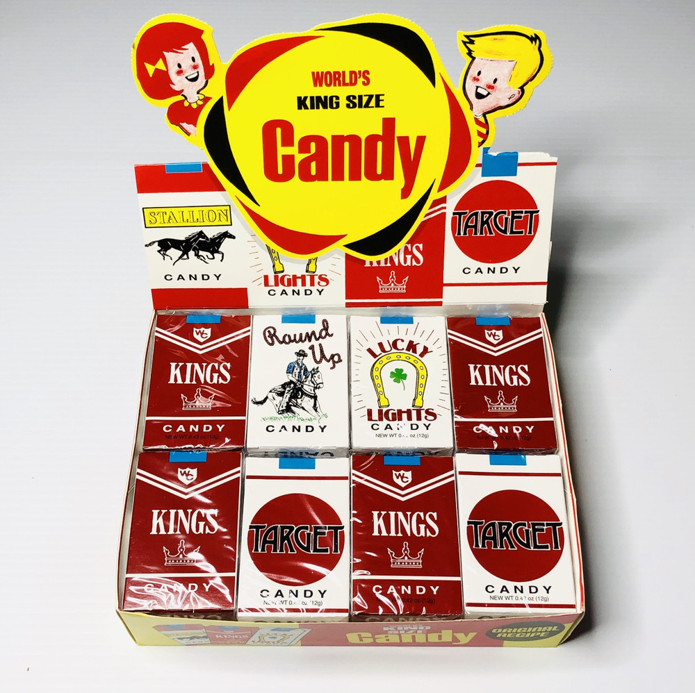 World Confections King Size Candy Cigarettes – Pack of 24