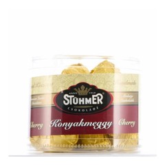 Stühmer Filled Dark Chocolate with Cognac & Sour Cherries, Premium Treats 300g