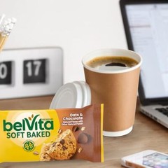 belVita Soft Baked Breakfast Biscuits Variety Pack 15 Total Packs Banana Oats