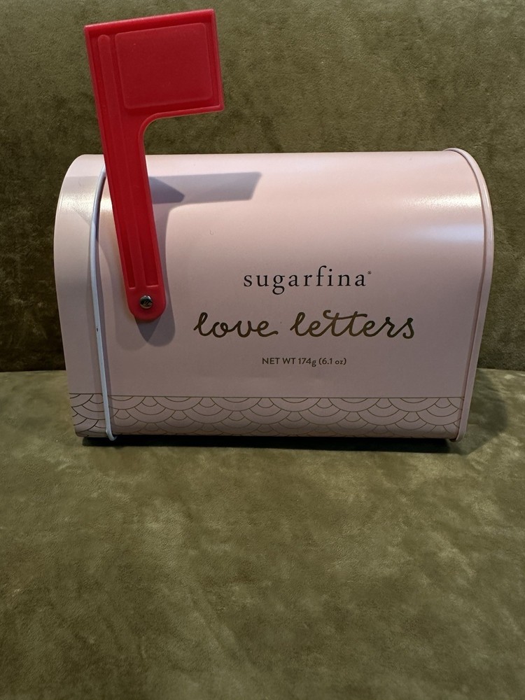 Sugarfina Love Letters Mailbox Pink & Long Stem Roses Gummy Candy New Exp 9/9/26